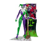 Figura de acción DC Multiverse Harley Quinn (DC Classic) Jokerized (Gold Labe...