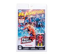 Figura The Flash Page Punchers DC Con Cómic 8 cms