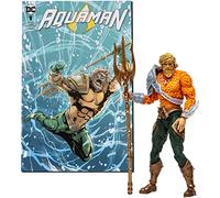 McFarlane - Figura de Acción DC Direct Figura con cómic Aquaman, Aquaman Multicolor TM15911