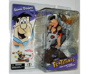 McFarlane Figura de acción de Hanna Barbera The Flintstones Fred Flintstone on Chopper Bike