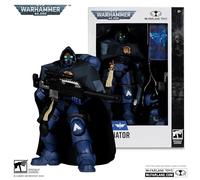 McFarlane Figura Space Marine Eliminato de Warhammer 40000, Videojuego Online, Escultura para Pintar articulada de 18 cm, Accesorios y Base de exposición, Bizak (64380963)