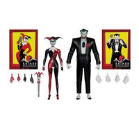 McFarlane Juguetes - Batman: La Serie Animada Harley Quinn y el Joker (Mad Love 2 Unidades) Figuras de acción de 6 Pulgadas, Etiqueta Dorada