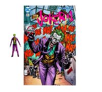 McFarlane Juguetes, DC Page Punchers, Figura de Acción Comic Rebirth Joker de 3 Pulgadas, 5 Puntos de Articulación, Coleccionable Con Cómic, a Partir de 12 Años