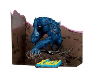 McFarlane Marvel Beast - Juguetes coleccionables a Escala 1:10 con Escena (X-Men #1)