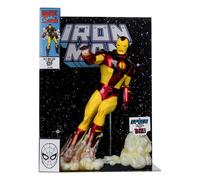 McFarlane Toys Figura coleccionable Marvel Iron Man #256 – Escala 1/6 con escenario y cómic