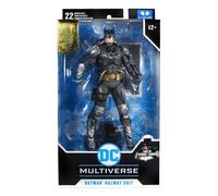 Figura mcfarlane toys dc multiverse batman hazmat suit gold etiqueta luz logo batman