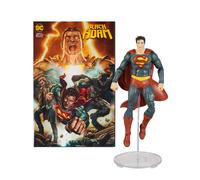 McFarlane TM15903, Figura de Acción, DC Direct, Comic Black Adam con Figura Superman, Multicolor