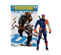 McFarlane Toys - DC Direct Page Punchers Deathstroke (DC Rebirth) Figura de 7 Pulgadas con cómic