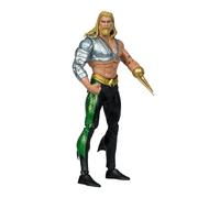 McFarlane Toys - DC Multiverse Aquaman (JLA) Figura Build-A de 7 pulgadas. El estilo puede variar