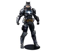 Figura mcfarlane toys dc multiverse batman hazmat suit gold etiqueta luz logo batman