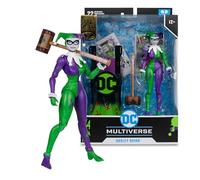 Figura Harley Quinn Jokerizada DC Multiverse Gold Label Articulada 18 cms