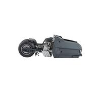 McFarlane Toys DC Multiverse White Knight Batcycle - Negro | DC Multiverse Comic Series - Figura de vehículo de 10 pulgadas - Caballero Blanco Batcycle