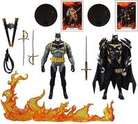 McFarlane Toys DC Multiverse Batman vs Azrael (Batman Armor) - Figura de acción de 7 Pulgadas, Paquete múltiple con Accesorios