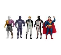 McFarlane Toys - DC Super Powers Superman Movie Paquete de 5 Etiquetas Doradas