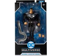 McFarlane Toys DC Superman Black Suit Animated Series 18 cm