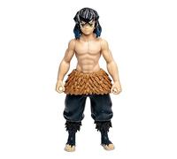 McFarlane Toys Demon Slayer Inosuke Hashibira Figura de acción de 5 Pulgadas, Divertida colección de tamaño Pinta, con articulación, 2 Espadas y Demon Slayer Temporada 1 Look