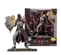 McFarlane Toys Diablo IV Bone Spirit Nigromante Figura Posada a Escala 1:12 con Cabeza Intercambiable, 2 Armas, Escudo, Base de exhibición y Arma misteriosa - Invoca hordas vengativas