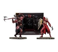 McFarlane Toys - Diablo IV Rend - Figura de bárbaro y nigromante de Sangre, Etiqueta Dorada, Escala 1:12, 2 Unidades, Etiqueta Dorada, Exclusivo de Amazon