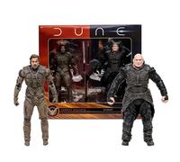 McFarlane Toys Dune: Part Two Gurney Halleck & Rabban - Figuras de acción de 7 Pulgadas, Paquete de 2 - Guerreros increíblemente detallados con Ultra articulación, Espadas, látigo y Tarjetas de Arte
