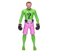 McFarlane Toys - Figura de acción de Boxeo Retro Riddler de 5 Pulgadas con Burbujas de acción, a Partir de 12 años