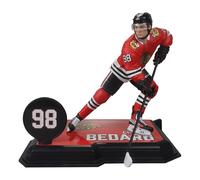 McFarlane Toys - Figura de Connor Bedard (Chicago Blackhawks), NHL Posed, Figura de 7 Pulgadas