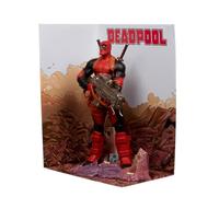 McFarlane Toys - Marvel Deadpool - Coleccionable a escala 1:6 con escena y cómic (Deadpool #1)