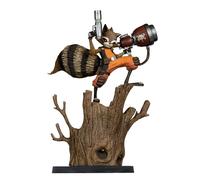 McFarlane Toys - Marvel Rocket Racoon escala 1:6 coleccionable con escena (Rocket Racoon: A Chasing Tale #1)