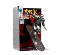 McFarlane Toys - Marvel Silver Surfer - Coleccionable a Escala 1:6 con Escena (Fantastic Four #72)