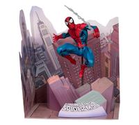 McFarlane Toys Marvel Spider-Man 1:10ª colección con Escena (The Amazing Spider-Man #1)