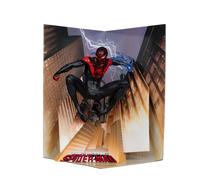 McFarlane Toys - Marvel Spider-Man - Coleccionable a escala 1:10 con escena (Mil