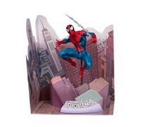 McFarlane Toys Marvel Spider-Man - Coleccionable a escala 1:10 con escena (The A
