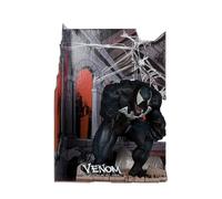 McFarlane Toys - Marvel Venom - Coleccionable a escala 1:10 con escena (The Amazing Spider-Man #316)