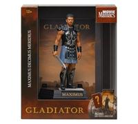McFarlane Toys Movie Maniacs Gladiator Maximus Decimus Meridius - Figura Posada de 6 Pulgadas con telón de Fondo escénico, Base de exhibición y Certificado