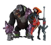 McFarlane Toys Spawn She-Spawn & Cygor - Figura de acción de 2 Unidades, Etiqueta Dorada, coleccionables Altamente detallados y Ultra articulados con Embalaje Exclusivo en Caja de Ventana, Figuras