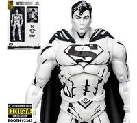 McFarlane Toys Superman DC Rebirth Sketch Edition SDCC 2023 Etiqueta dorada
