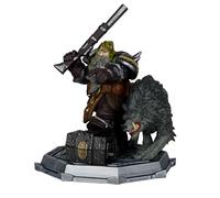 McFarlane Toys - World of Warcraft Dwarf Hunter: Beast Master & Marksman Figura posada a escala 1:12