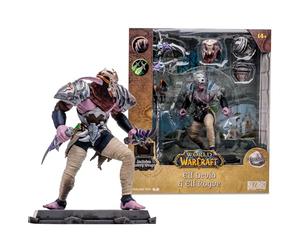 McFarlane Toys World of Warcraft - Figura de acción de 6 Pulgadas, Elfo Nocturno: druida/pícaro, Figura increíblemente Detallada a Escala 1:12 basada en el fenómeno Global, Incluye Armas, Piezas de