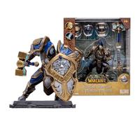 McFarlane Toys World of Warcraft - Figura de acción Human: Paladin/Warrior, increíblemente Detallada a Escala 1:12 basada en el fenómeno Global