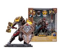 McFarlane Toys - World of Warcraft Human: Warrior/Paladin (Raro) Figura posada a escala 1:12