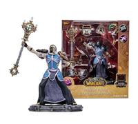 McFarlane Toys World of Warcraft Undead: Priest/Warlock (Epic) Figura Posada a Escala 1:12 con 3 Armas, Armadura Intercambiable, Mano Extra, Cabeza, Arma misteriosa y Base de exhibición