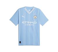 MCFC 770437-01 Home Authentic Jersey T-Shirt Unisex Team Light Blue-White Tamaño M