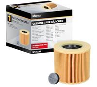 McFilter 1 Patronenfilter geeignet für Kärcher Staubsauger WD1 WD2 WD3 3.200 3.500 P Premium Extension Kit MV2 MV3 A2054 A2101 A2254 A2604 SE 4001 SE 4002, ersetzt KFI 3310 6.414-552.0 547.0-772.0