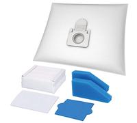 McFilter 10 Bolsas de Aspiradora + Juego de Filtros Adecuado para Aspiradoras Thomas Pet & Family Aqua +, XT, XS, X7 X8 X10 | | Conjunto de Ahorro