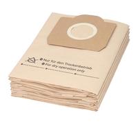McFilter 10 bolsas de papel para Kärcher WD 3 Premium | Bolsas de papel de 3 capas con junta de goma | solo para aspiración en seco | alternativa a Kärcher 6.959-130.0