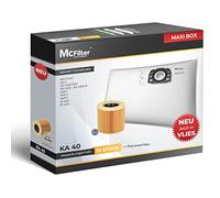 McFilter 10 Staubsaugerbeutel +1 Filter geeignet für Kärcher KFI 357 | WD 2 Plus, WD 3 Serie, KWD 1-3, SE 4001, SE 4002, passend wie 2.863-314.0 für Nass-/Trockensauger mit Kunststoffdeckscheibe