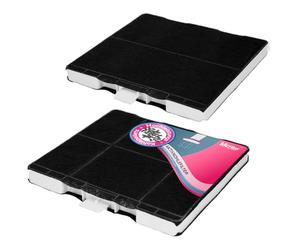 McFilter | 2x filtro de carbón activo para campana extractora apto para filtro de carbón Bosch 00705431, 11026769, DHZ5326, Siemens LZ53250, LZ53251, LZ53650, Neff Z5101X1, Z5101X5, Z5105X5