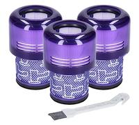 McFilter | 3x filtros para Dyson V11 | repuesto de filtro de aspiradora para Dyson V11 V15 SV14 SV22 Absolute Animal Extra Pro Detect Torque Drive aspiradora a batería, alternativa para 970013-02