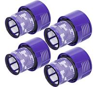 McFilter 4 Filter geeignet für Dyson V10 SV12 Staubsauger HEPA Filter 969082-01, Ersatzfilter waschbar, für Serie Dyson Cyclone V10 Absolute Extra, Animal, Total Clean, Motorhead, Parquet, Nickel