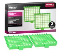 McFilter I 2 filtros HEPA compatibles con la serie Silence Force, alternativa a ZR002901, caja de filtro Turbo Silence Extreme, recambios para aspiradora de alta eficiencia y larga duración.