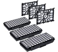 McFilter pack ahorro de 3 filtros HEPA y 3 filtros de motor, compatible con Siemens Q5.0 VSQ5X1230 extreme SilencePower serie Q 5.0, alternativa al filtro higiénico VZ154HFB para aspiradoras de trineo